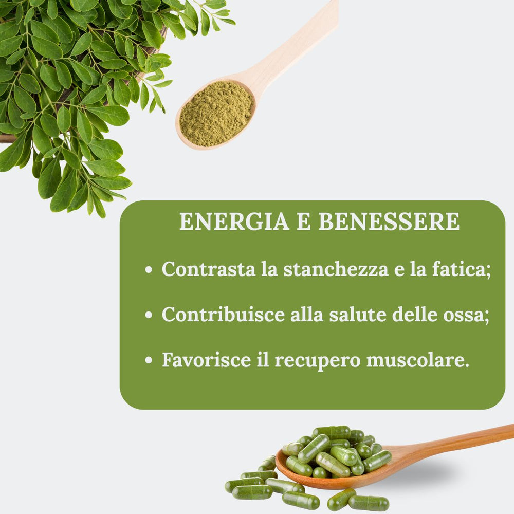 Moringa in Capsule - Oleifera Biologica | 50 Capsule