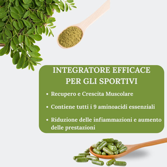 Moringa in Capsule - Oleifera Biologica | 50 Capsule